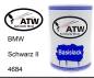 Preview: BMW, Schwarz II, 4684: 500ml Lackdose, von ATW Autoteile West.